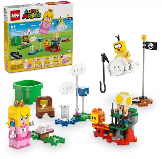 Lego Super Mario Adventures với bộ Peach