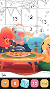 Kpop Paint by Numbers BT21 Captura de pantalla 3