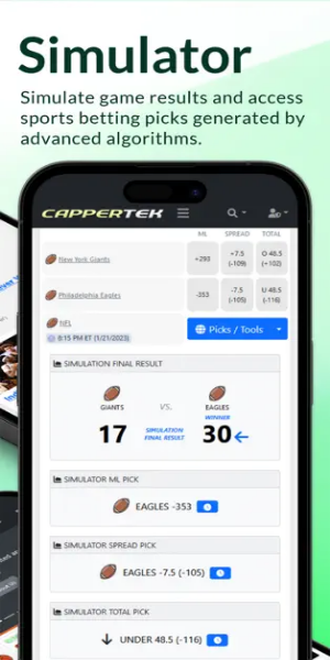 CapperTek Sports Betting Tools स्क्रीनशॉट 0