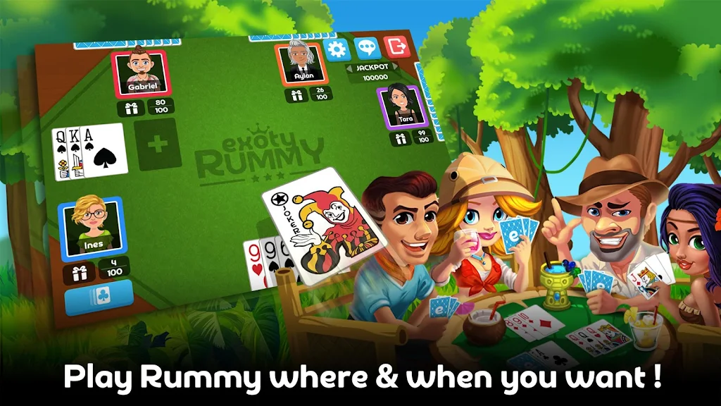 Multiplayer Rummy Game स्क्रीनशॉट 0