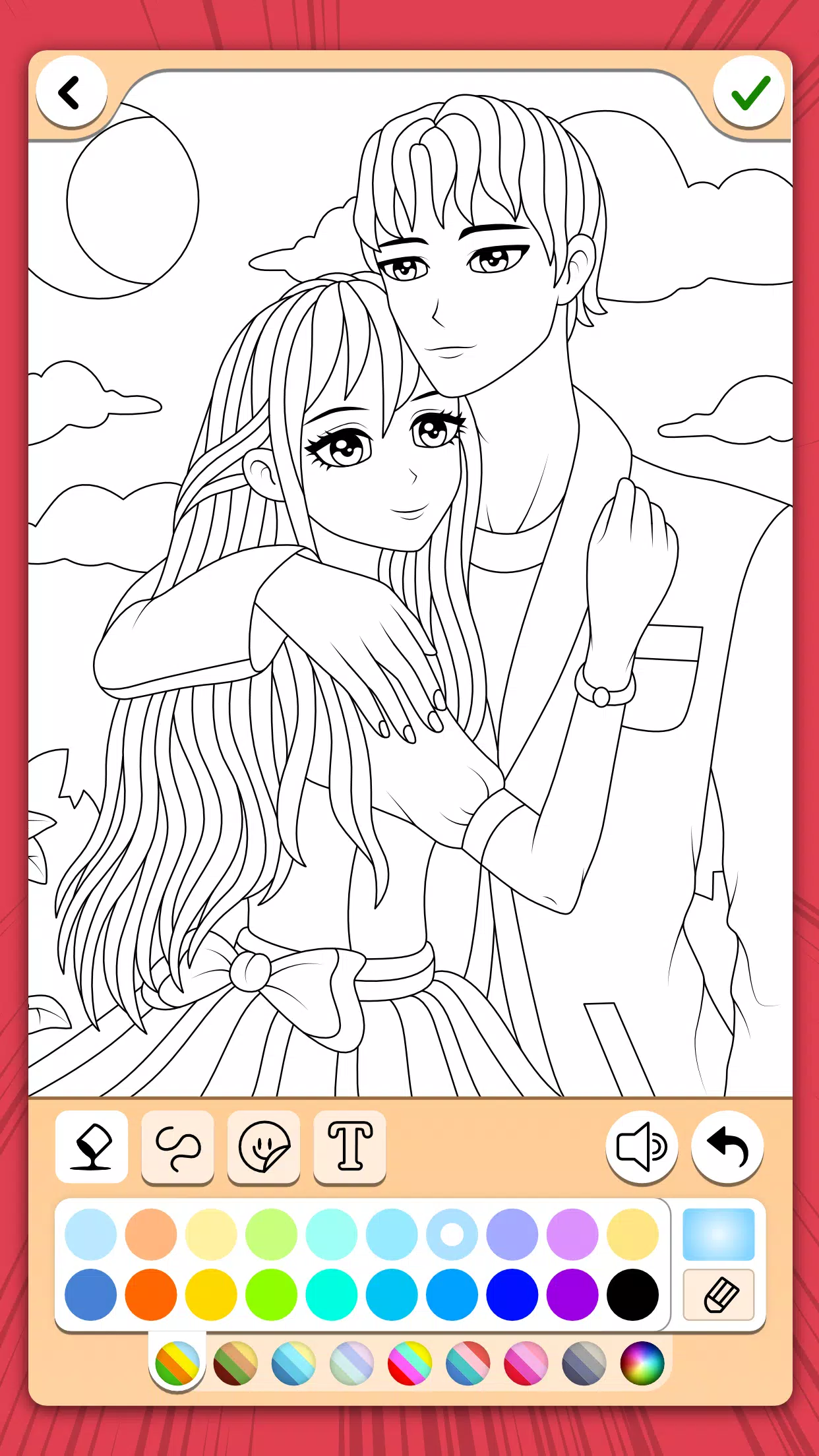 Manga Coloring Book Captura de pantalla 2