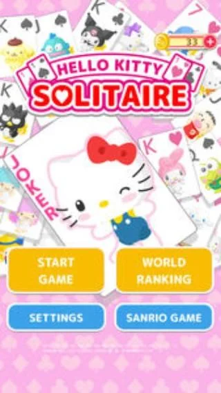 Hello Kitty Solitaire Capture d'écran 0