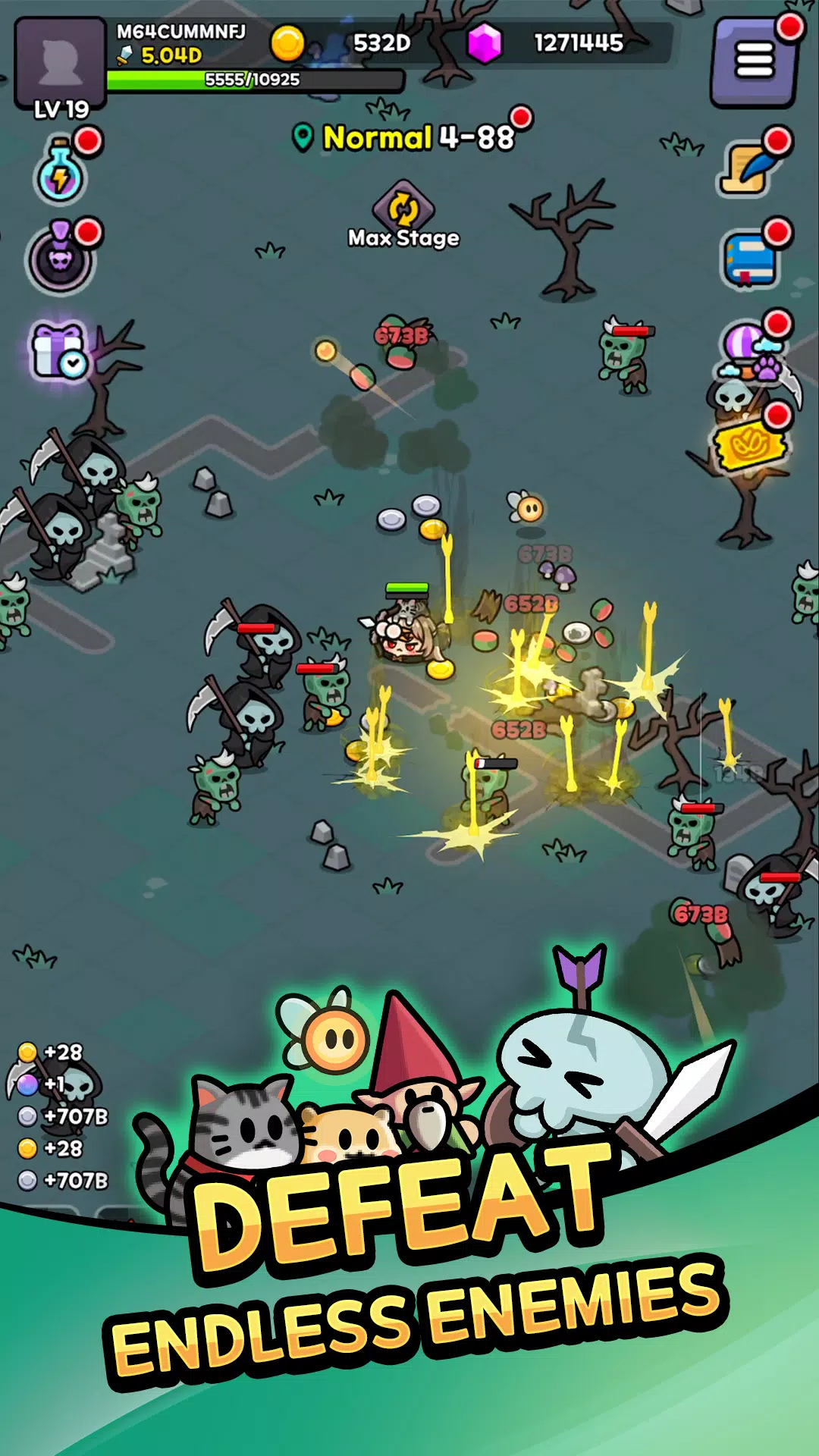 Schermata Grow Demon Slimes : Idle RPG 1