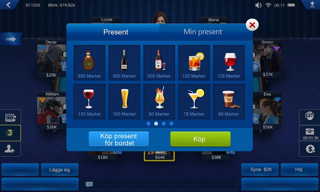 Poker Sverige HD スクリーンショット 1