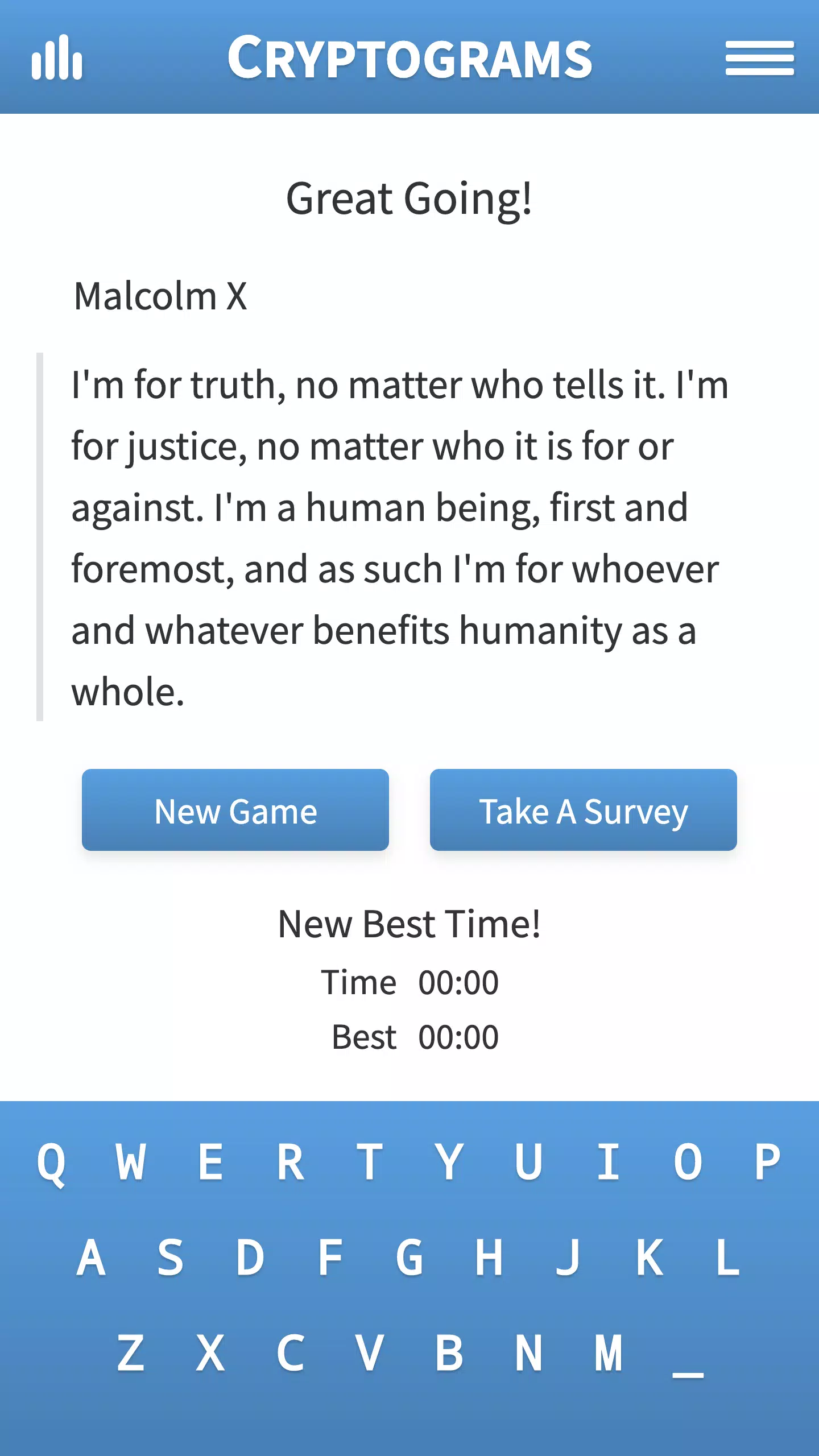 Cryptogram · Puzzle Quotes应用截图第2张