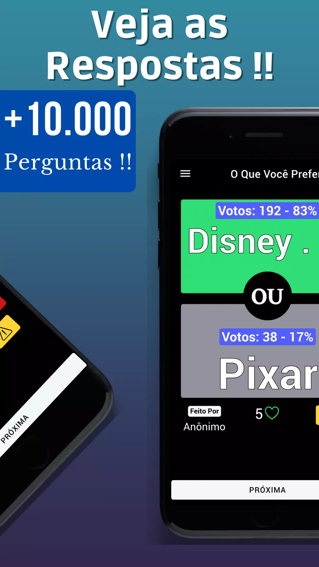O que você prefere? Tangkapan skrin 1