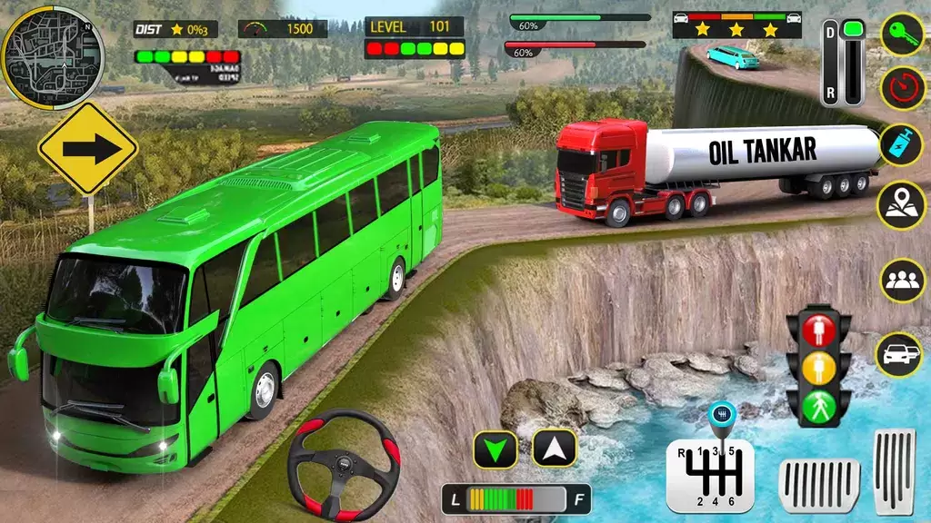 Coach Bus 3D Driving Games Tangkapan skrin 3