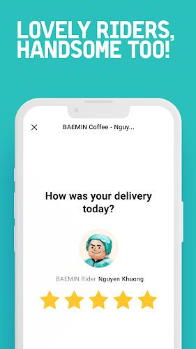 BAEMIN - Food delivery app Capture d'écran 1