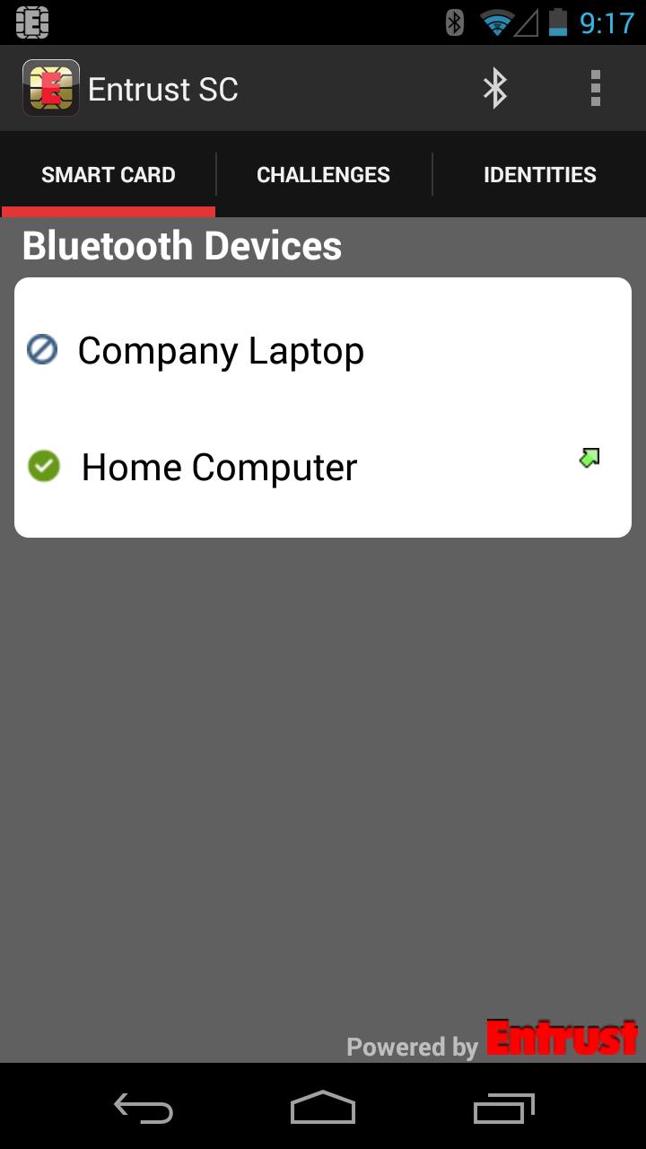 Entrust IG Mobile Smart Cred Screenshot 2