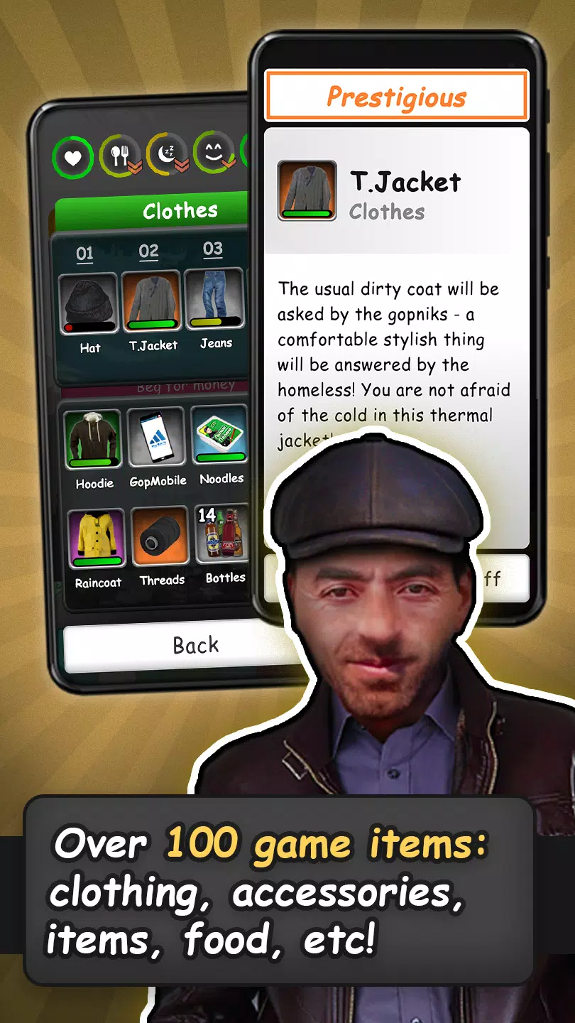 Schermata Homeless: Life Simulator 1