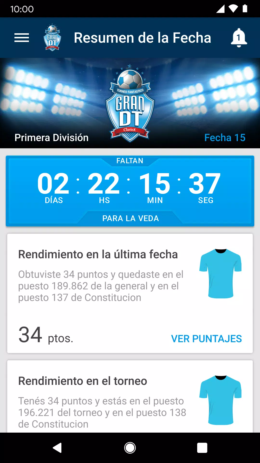 Gran DT Captura de pantalla 2