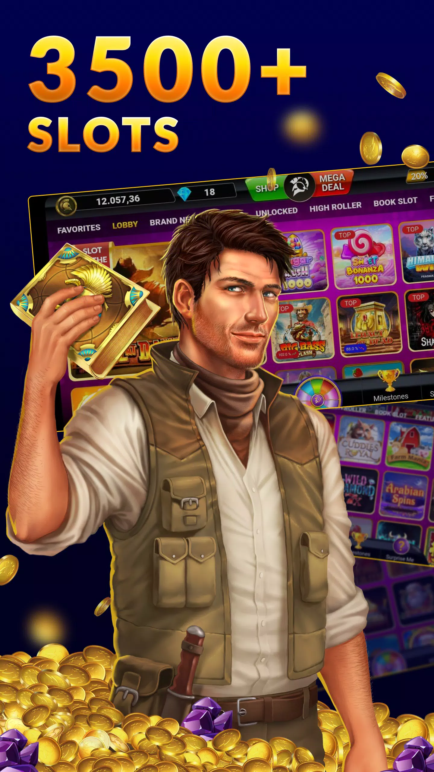 SpinArena Online Casino Slots Ảnh chụp màn hình 0