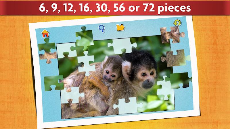 Puzzlespiel mit Baby Tieren Screenshot 2