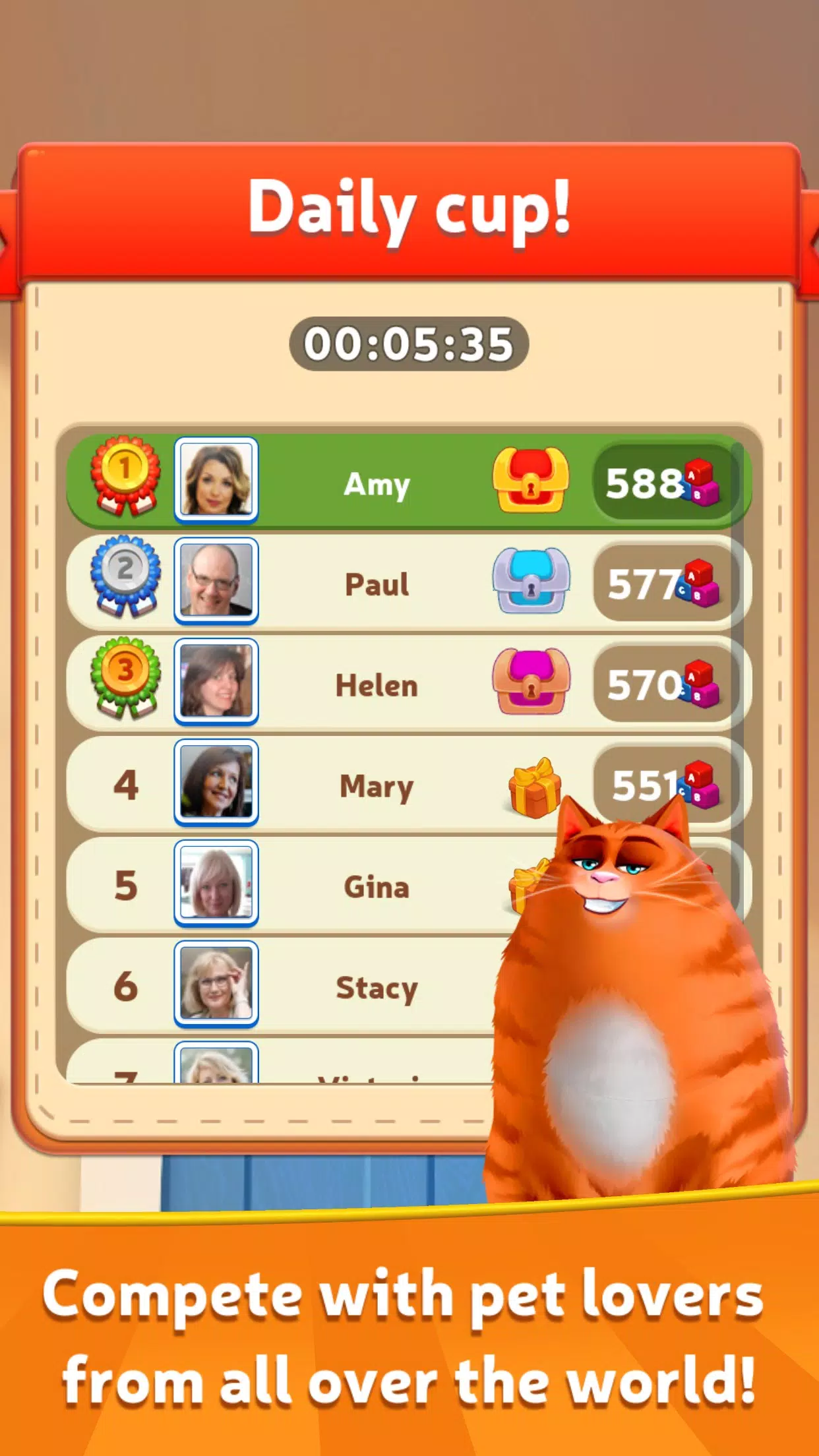 Kitty Scramble: Word Game应用截图第3张