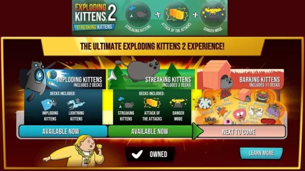 爆炸小猫2发行了五个新卡的小猫扩展
