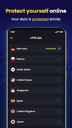 Schermata Super VPN: Safe & Secure VPN 3