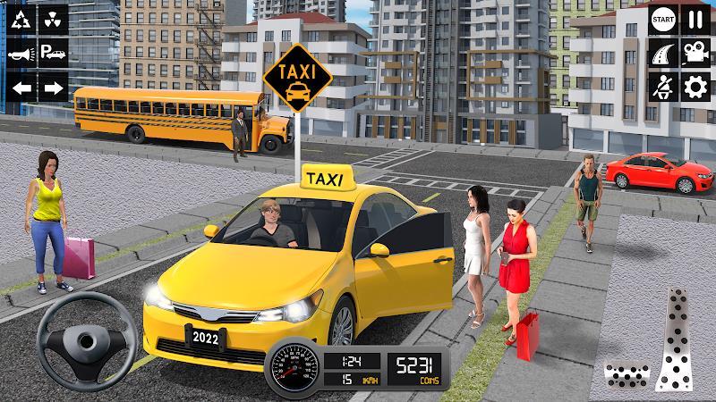 Taxi Simulator 3d Taxi Sim Tangkapan skrin 3