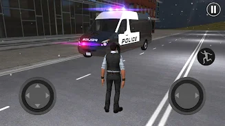 American Police Van Driving Screenshot 1