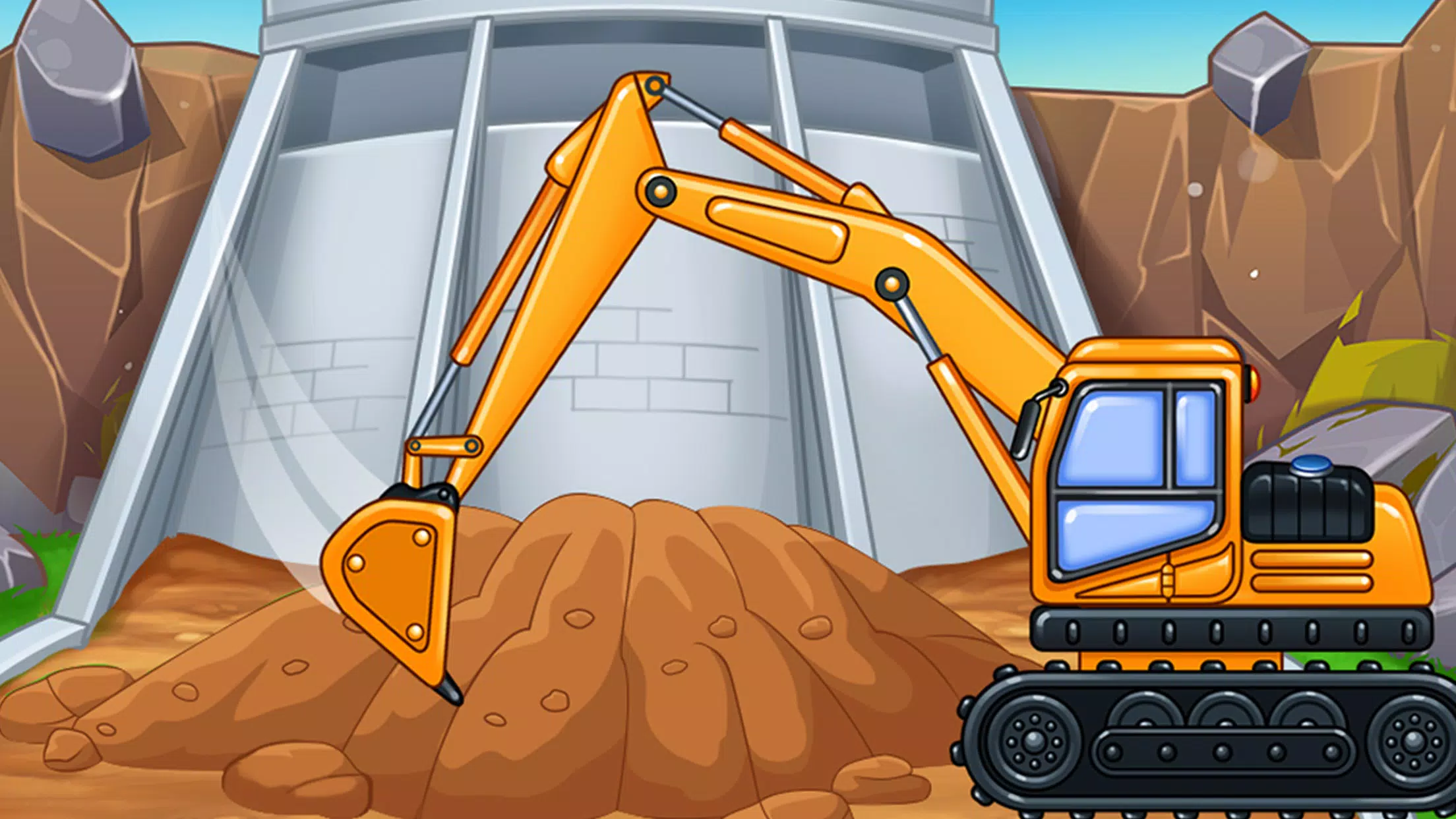 Construction Truck Kids Games Скриншот 0