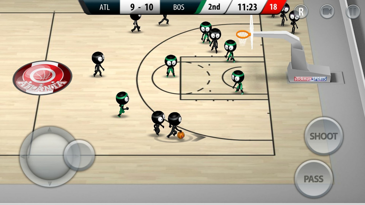 Stickman Basketball 2017 スクリーンショット 0