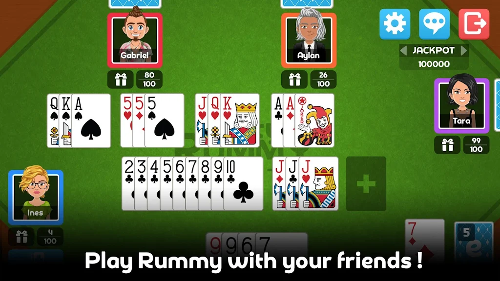 Multiplayer Rummy Game स्क्रीनशॉट 2