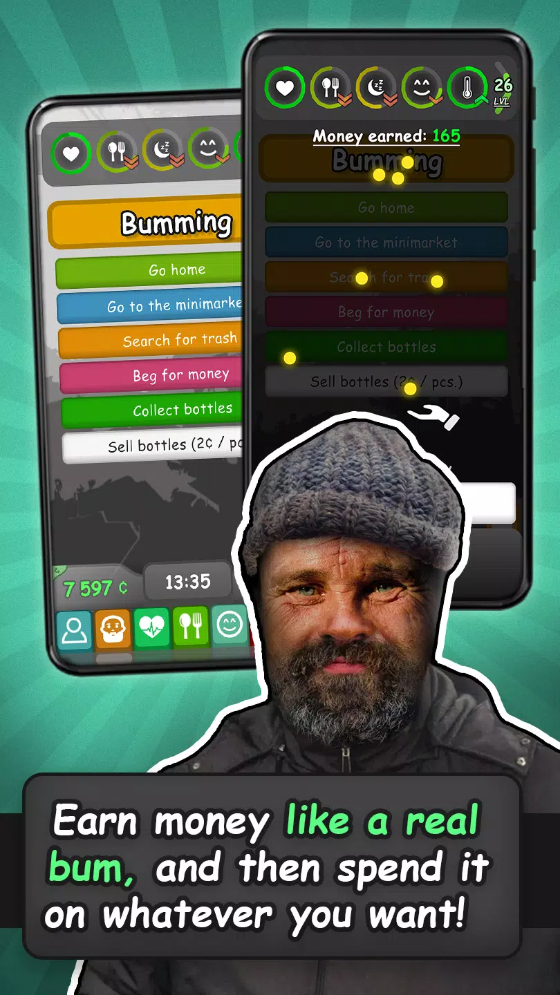 Schermata Homeless: Life Simulator 0