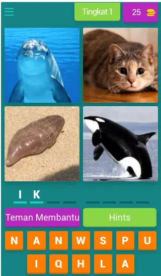 Tebak-tebakan Gambar Hewan Ảnh chụp màn hình 0