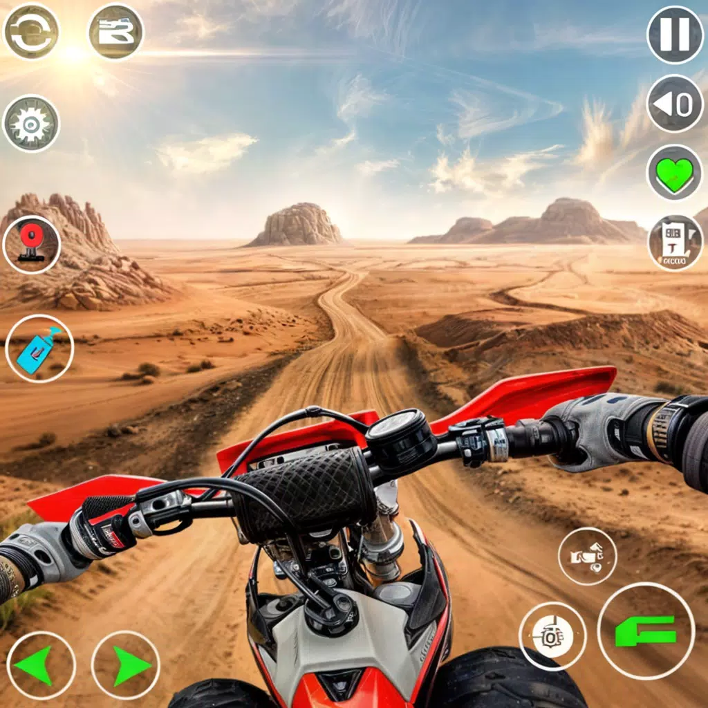 Motocross Dirt Bike Racing 3D Schermafbeelding 0