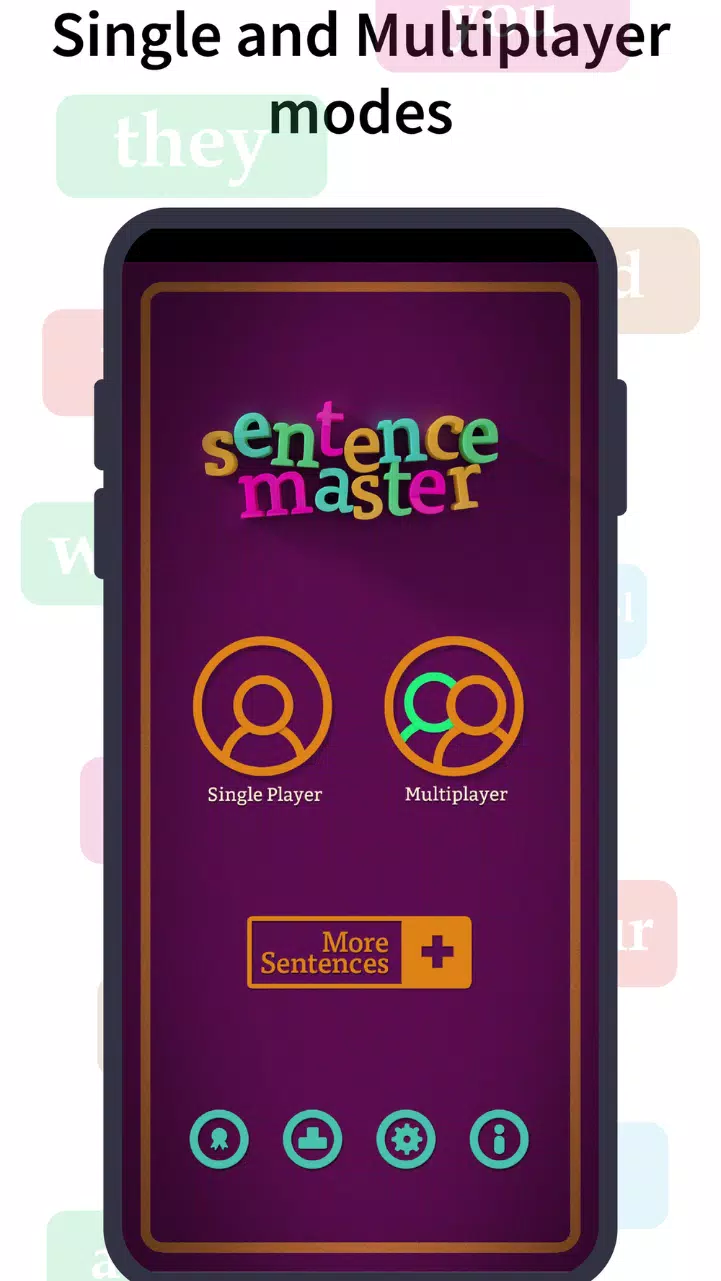 Learn English Sentence Master Capture d'écran 1