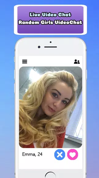 Live Video Chat - Random Girls VideoChat ဖန်သားပြင်ဓာတ်ပုံ 0