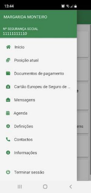 Segurança Social Screenshot 2