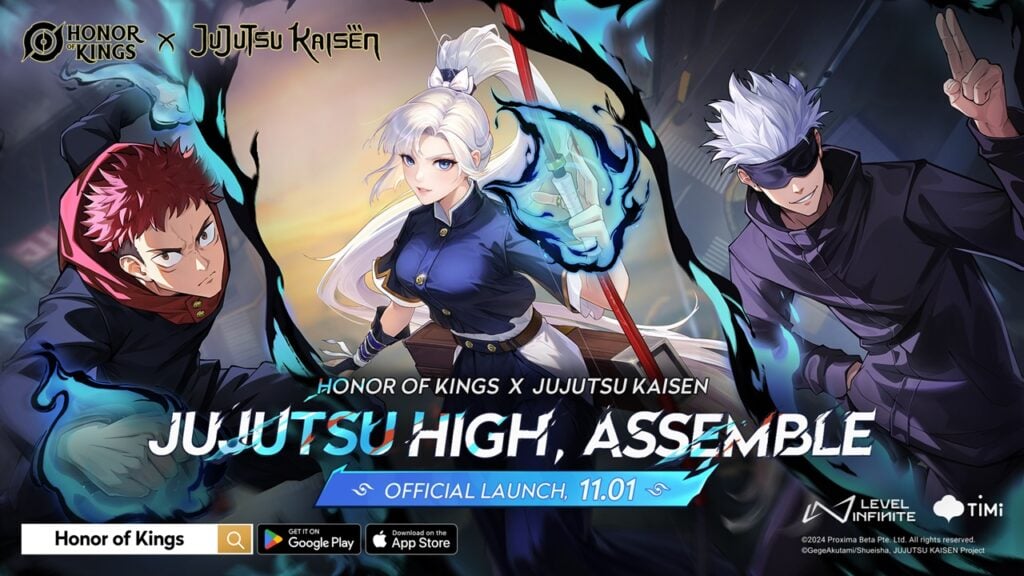 Honra de Kings e Jujutsu Kaisen Data de lançamento crossover revelada!