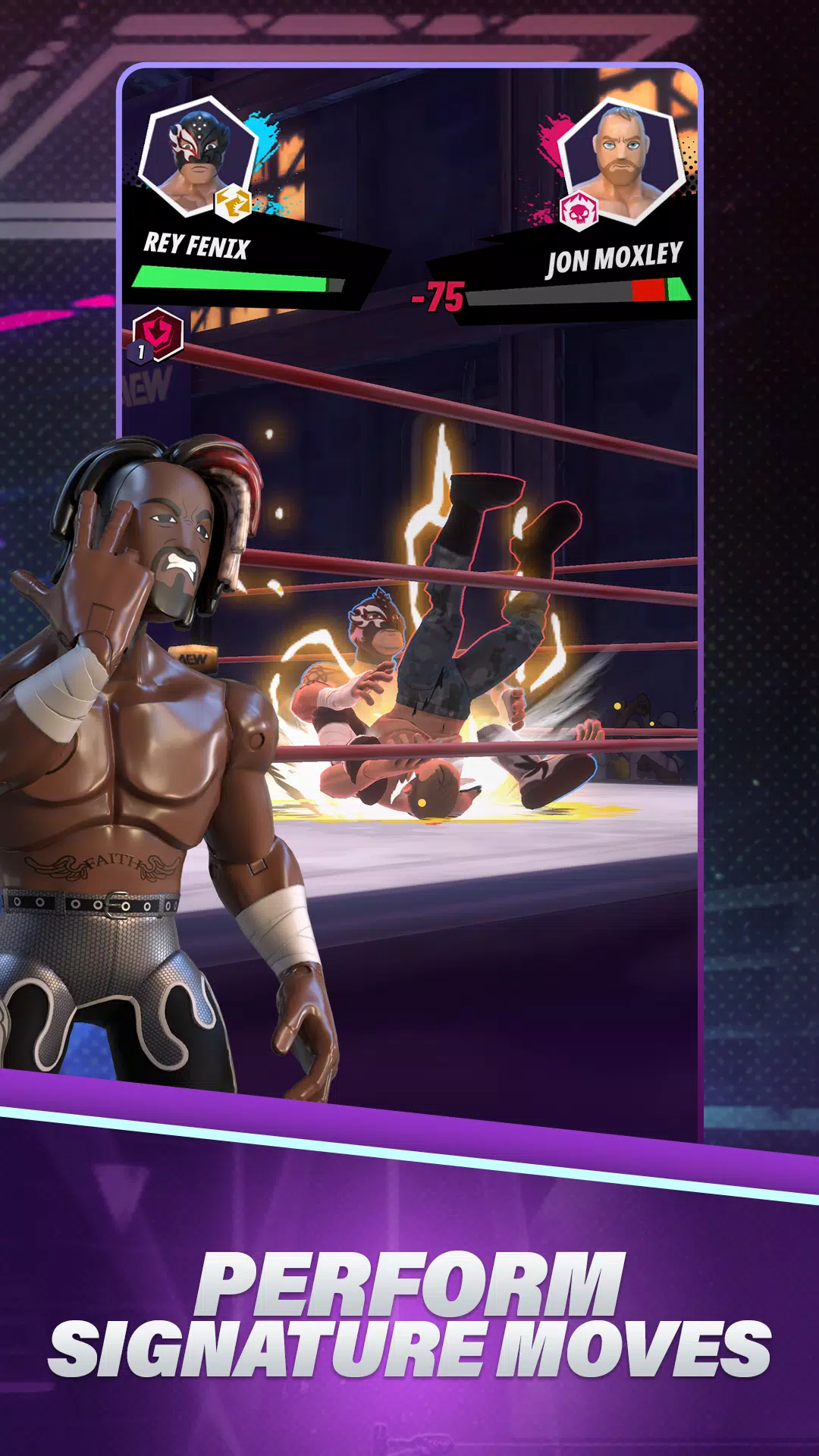 AEW: Figure Fighters Wrestling应用截图第1张