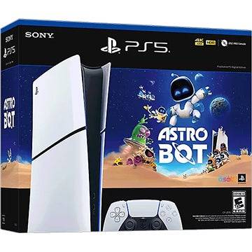 Sony PlayStation 5 Slim Digital Edition Astro Bot Console Gói