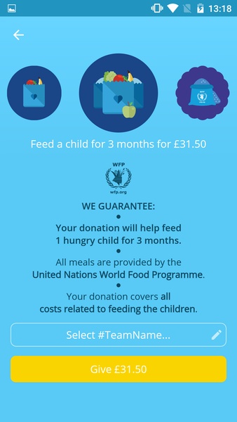 ShareTheMeal Captura de tela 2