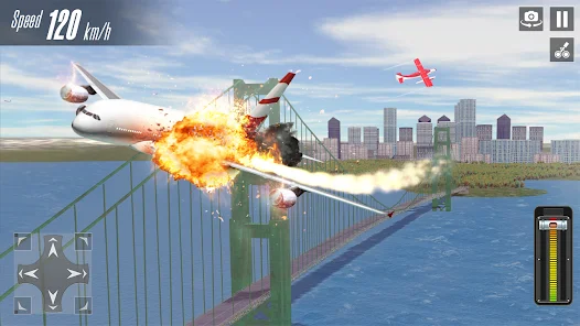 Plane Crash 3d: Airplane Games Скриншот 1