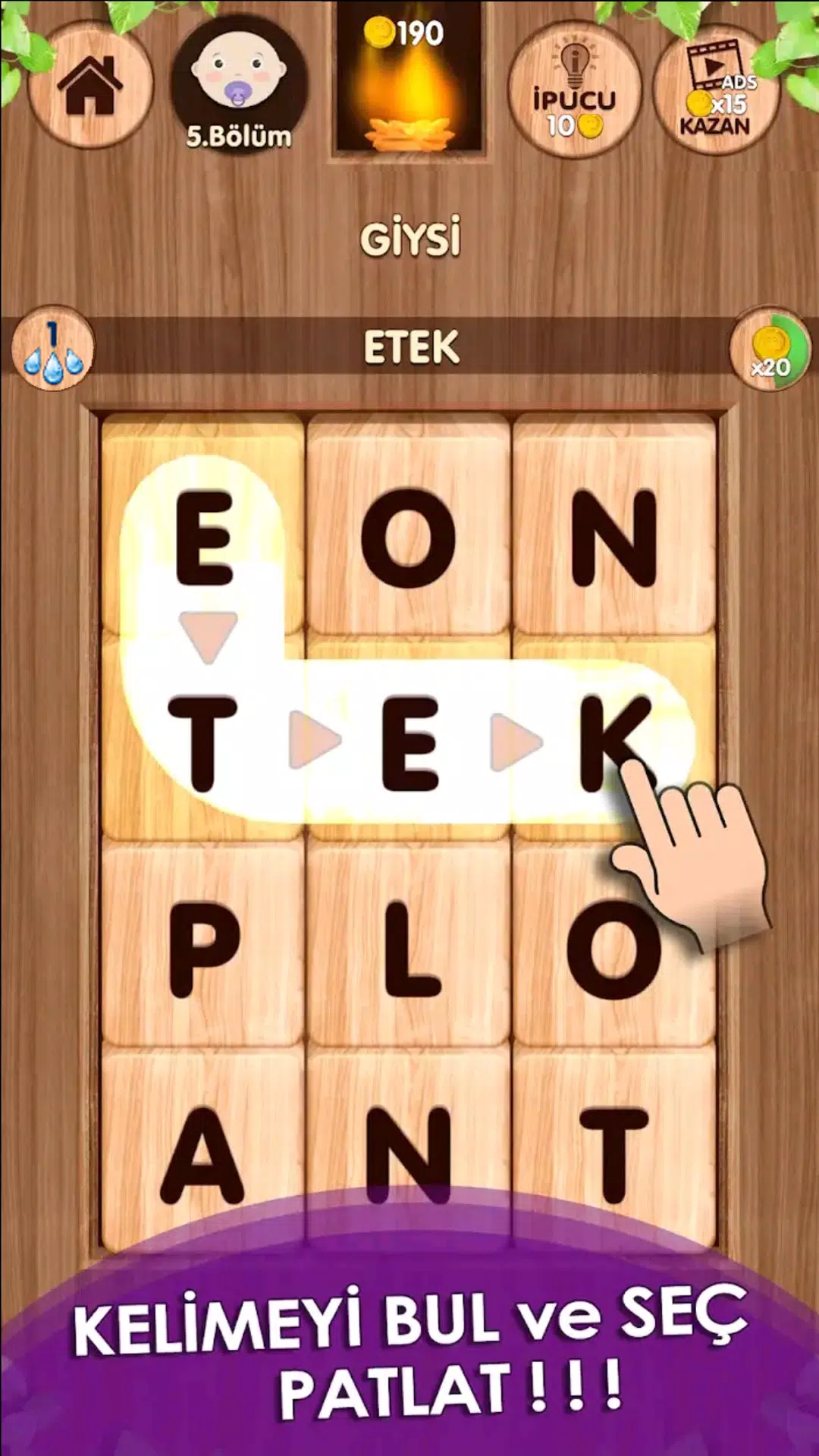 Düşen! Kelime Oyunu Zrzut ekranu 0