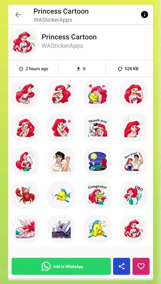 Princess Animated Stickers應用截圖第2張