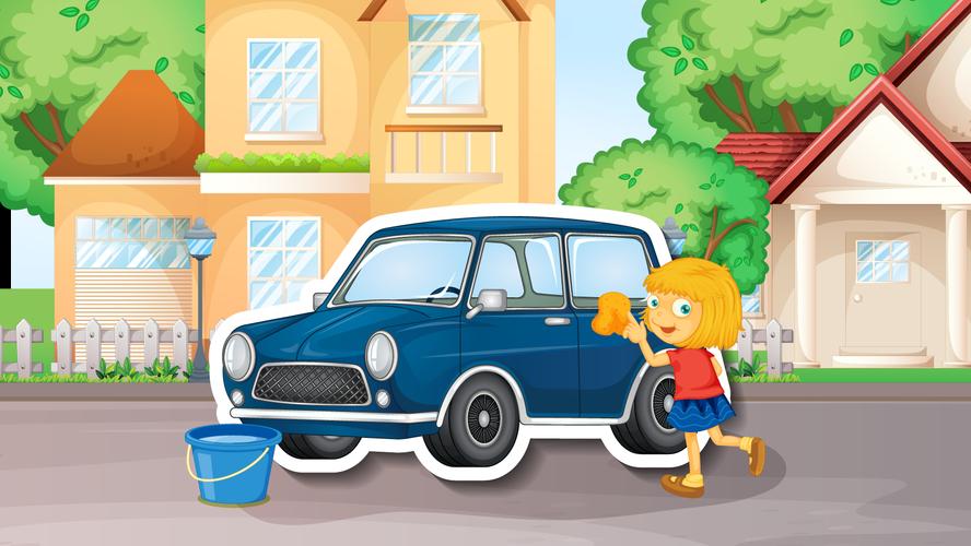 Car Wash Game For Kids Offline Screenshot 1