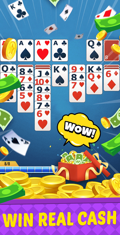 Big Run Solitaire - Win Cash ภาพหน้าจอ 2