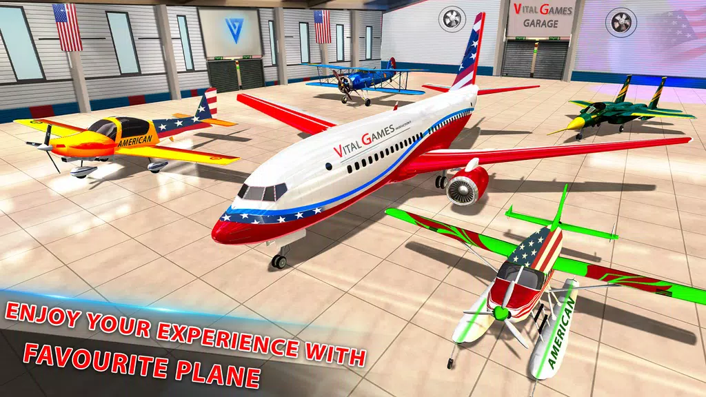 US Pilot Flight: Plane Games Zrzut ekranu 2