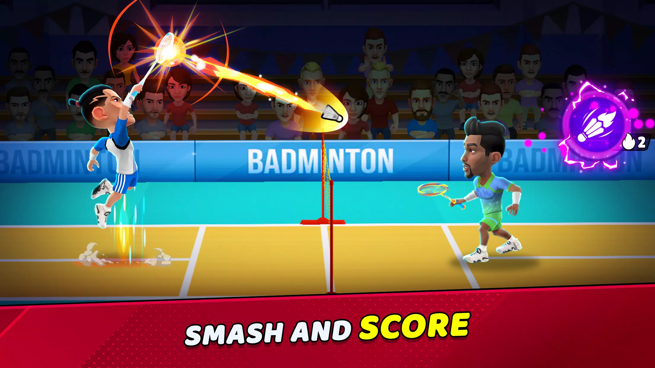 Badminton Clash 3D Schermafbeelding 0