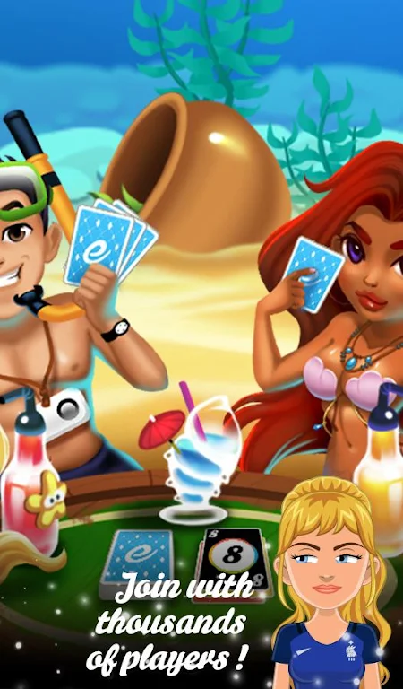 Multiplayer Crazy8 Game Captura de tela 2
