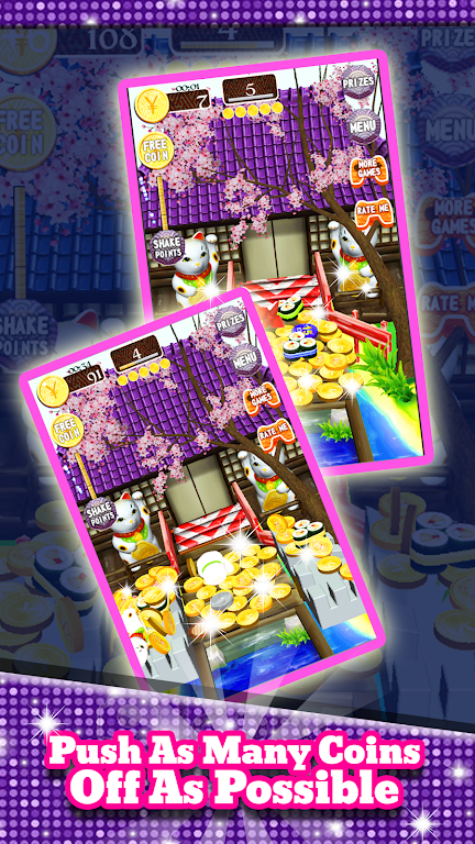Coin Japan Pusher Fever Mania ภาพหน้าจอ 2