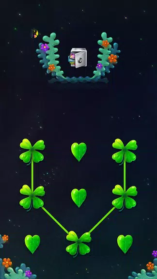 AppLock Theme Lucky Clover Capture d'écran 0