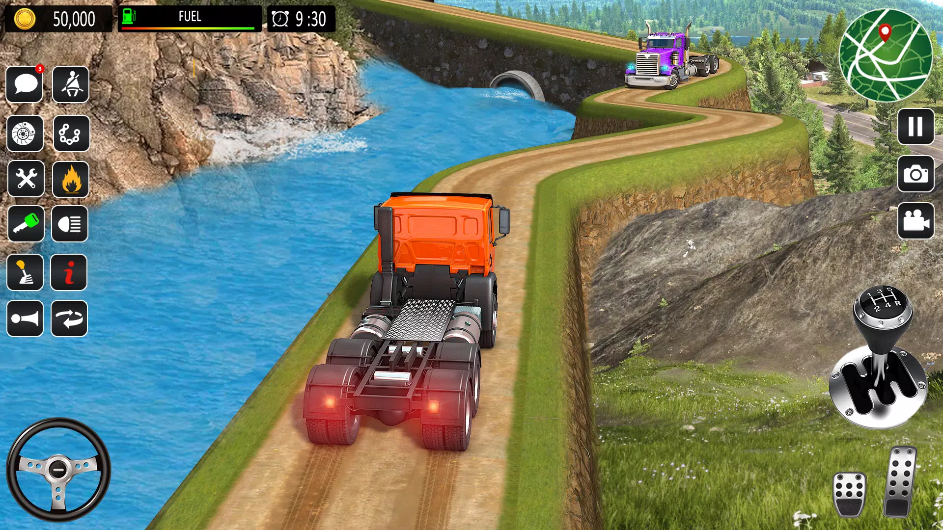 Mountain Truck Driving Games Tangkapan skrin 3