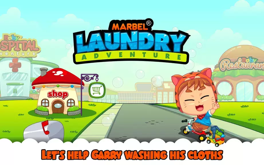 Marbel Laundry - Kids Game Captura de pantalla 0