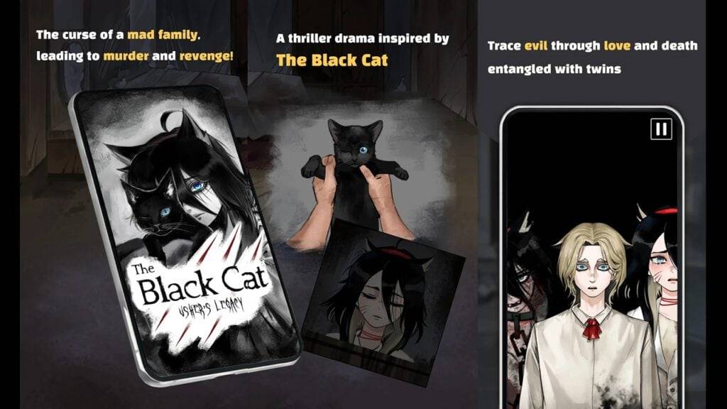 'The Black Cat' ของ Edgar Allan Poe ได้รับชีวิตใหม่ในนวนิยายภาพที่ดื่มด่ำ