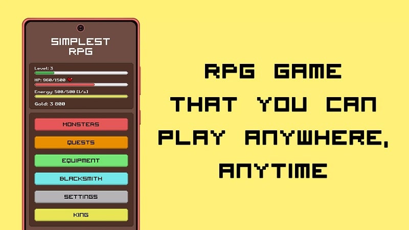 Simplest RPG - Text Adventure ภาพหน้าจอ 1