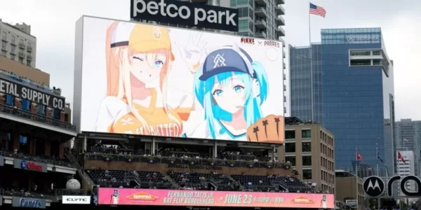 Goddess of Victory: Nikke takes to the diamond at Padres Vs Dodgers game